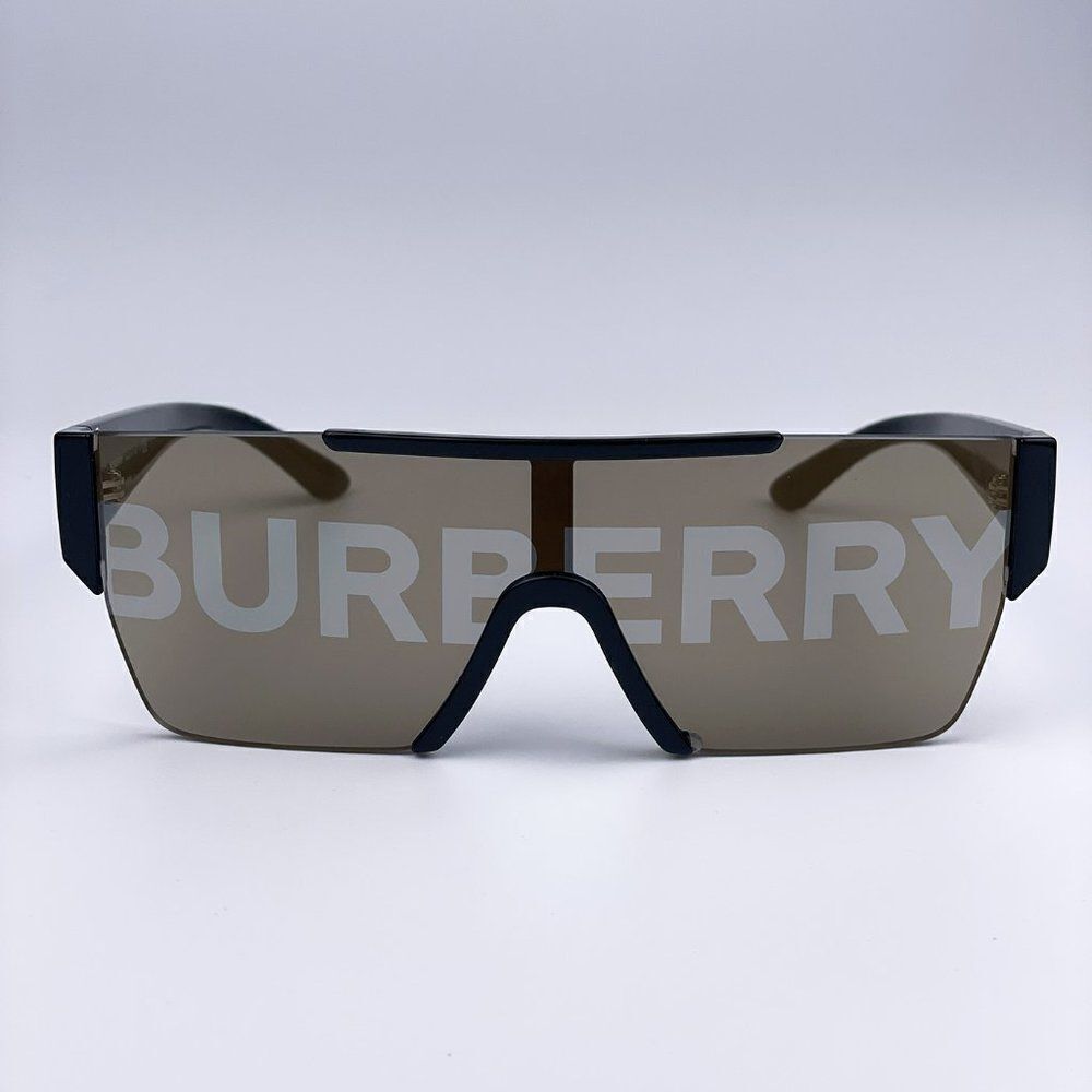 NEW Burberry BE4291 3001/G unisex Logo Lens D-frame Sunglasses